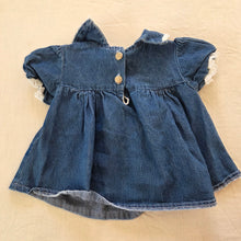 Load image into Gallery viewer, Vintage Girly Denim Shirt 12-18 months
