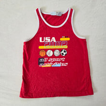 Load image into Gallery viewer, Vintage USA All Sport Cotton Tank Top kids 6
