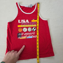 Load image into Gallery viewer, Vintage USA All Sport Cotton Tank Top kids 6
