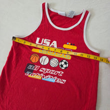 Load image into Gallery viewer, Vintage USA All Sport Cotton Tank Top kids 6
