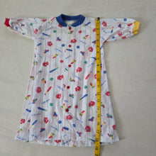 Load image into Gallery viewer, Vintage Baseball Colorful Sleep Gown 0-3 months
