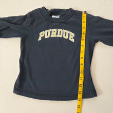 Load image into Gallery viewer, Y2k Purdue 100% Cotton Long Sleeve Shirt 3t
