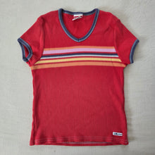 Load image into Gallery viewer, Vintage Ribbed Striped Girly Cotton Shirt kids 10/12
