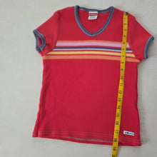 Load image into Gallery viewer, Vintage Ribbed Striped Girly Cotton Shirt kids 10/12
