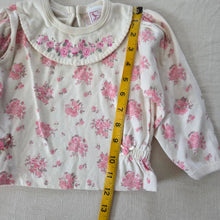Load image into Gallery viewer, Vintage Pink Floral Long Sleeve Shirt 2t
