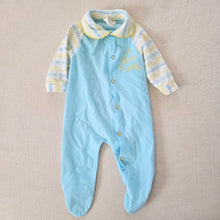 Load image into Gallery viewer, Vintage "I Love Daddy" Footed PJs 0-3 months
