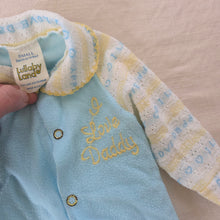 Load image into Gallery viewer, Vintage "I Love Daddy" Footed PJs 0-3 months
