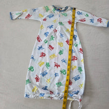 Load image into Gallery viewer, Vintage Colorful Animals Sleep Gown 0-3 months
