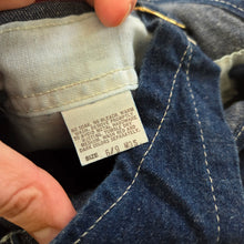 Load image into Gallery viewer, Vintage Oshkosh Dark Wash Overalls 6-9 months

