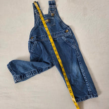 Load image into Gallery viewer, Vintage Oshkosh Denim Overalls 18 months
