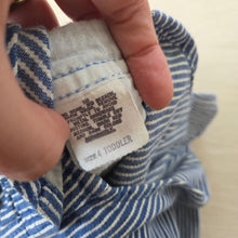 Load image into Gallery viewer, Vintage Oshkosh Engineer Striped Overalls 4t *flaw
