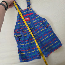 Load image into Gallery viewer, Vintage Oshkosh Colorful Train Shortalls 4t
