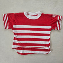 Load image into Gallery viewer, Vintage Red Striped Tee 2t/3t
