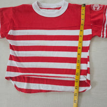 Load image into Gallery viewer, Vintage Red Striped Tee 2t/3t
