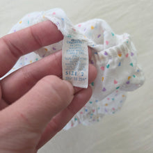 Load image into Gallery viewer, Vintage Colorful Hearts Sunsuit 18 months
