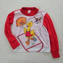Load image into Gallery viewer, Vintage Big Bird Basketball PJ Top 2t/3t
