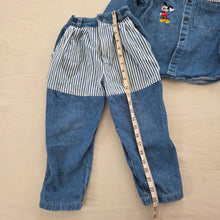 Load image into Gallery viewer, Vintage Mickey Mouse Shirt + Jeans Set 3t/4t
