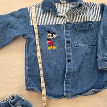 Load image into Gallery viewer, Vintage Mickey Mouse Shirt + Jeans Set 3t/4t
