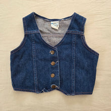 Load image into Gallery viewer, Vintage 70s Denim Vest 3t/5t

