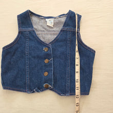 Load image into Gallery viewer, Vintage 70s Denim Vest 3t/5t
