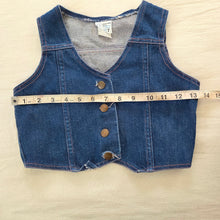 Load image into Gallery viewer, Vintage 70s Denim Vest 3t/5t
