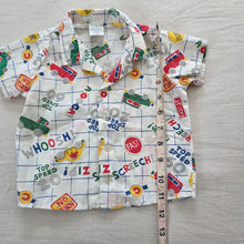 Load image into Gallery viewer, Vintage Traffic Cars Grid Shirt 12 months
