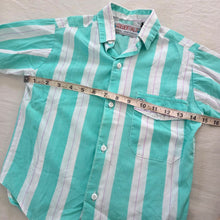 Load image into Gallery viewer, Vintage Mint Striped Buttondown 5t
