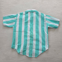 Load image into Gallery viewer, Vintage Mint Striped Buttondown 5t
