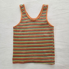 Load image into Gallery viewer, Vintage Warm Brown Striped Tank Top 3t/4t
