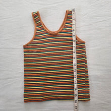 Load image into Gallery viewer, Vintage Warm Brown Striped Tank Top 3t/4t
