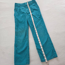 Load image into Gallery viewer, Vintage 80s Teal Cord Pants kids 6
