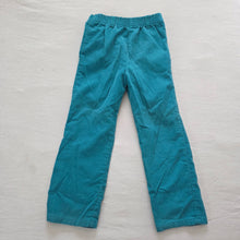 Load image into Gallery viewer, Vintage 80s Teal Cord Pants kids 6

