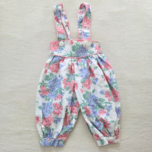 Load image into Gallery viewer, Vintage Floral Suspender Pants 12 months
