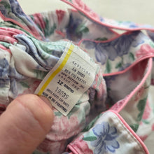 Load image into Gallery viewer, Vintage Floral Suspender Pants 12 months
