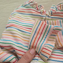 Load image into Gallery viewer, Vintage 60s Girly Striped Cotton Long Sleeve 2t
