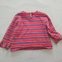 Load image into Gallery viewer, Vintage Colorful Striped Cotton Long Sleeve 12 months
