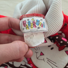 Load image into Gallery viewer, Vintage Kitty Heart Sweater Shirt 3t
