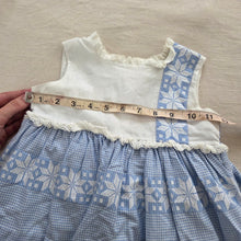 Load image into Gallery viewer, Vintage Geometric Sleeveless Dress 18 months
