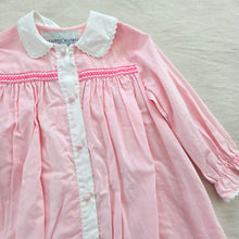 Load image into Gallery viewer, Vintage Pink Maxi Long Sleeve Dress 3t
