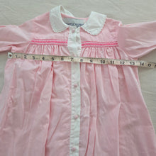 Load image into Gallery viewer, Vintage Pink Maxi Long Sleeve Dress 3t

