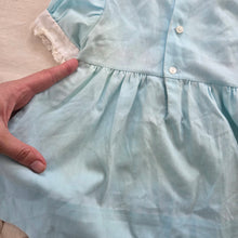 Load image into Gallery viewer, Vintage Smocked Blue Dress 6-12 months
