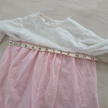 Load image into Gallery viewer, Vintage Pink Eyelet Dress 3t
