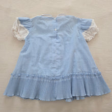 Load image into Gallery viewer, Vintage Blue Gingham Flowy Top 4t/5t
