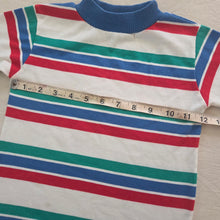 Load image into Gallery viewer, Vintage Healthtex Prinary Striped Tee 4t/5t

