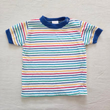 Load image into Gallery viewer, Vintage Multicolored Striped Tee 12 months
