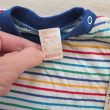Load image into Gallery viewer, Vintage Multicolored Striped Tee 12 months
