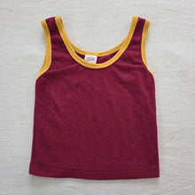 Load image into Gallery viewer, Vintage Maroon/Mustard Tank Top 2t
