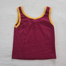 Load image into Gallery viewer, Vintage Maroon/Mustard Tank Top 2t
