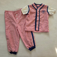 Load image into Gallery viewer, Vintage Baseball PJs Set 2t *relaxed elastic
