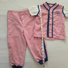 Load image into Gallery viewer, Vintage Baseball PJs Set 2t *relaxed elastic
